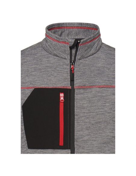 James & Nicholson Men's Reinforced Fleece Jacket