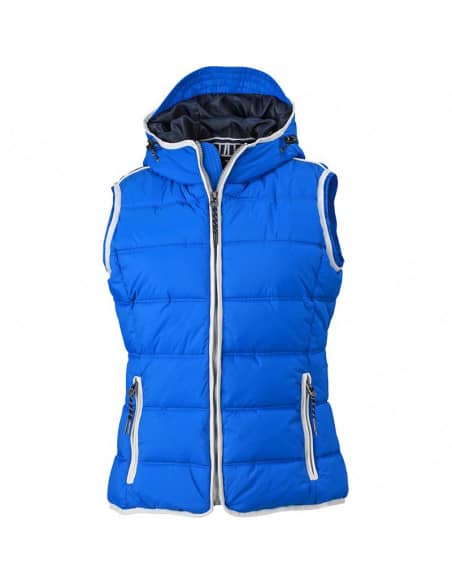 Bodywarmer à capuche pour Femme