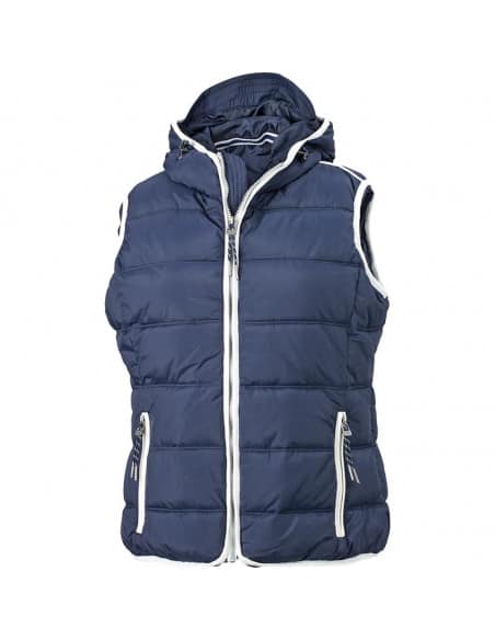 Bodywarmer à capuche pour Femme