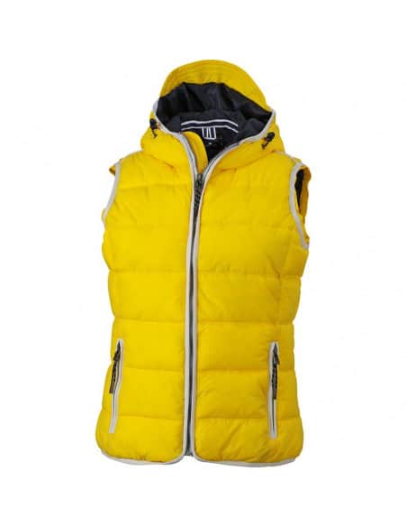 Bodywarmer à capuche pour Femme