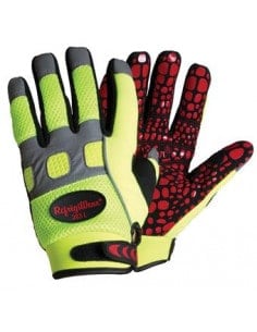 Men's Ultra Grip High Visibility Bi-material Gloves 0279 Refrigiwear