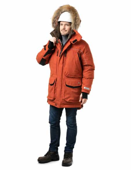 Technoavia Men's Cold Siberian Fox Parka