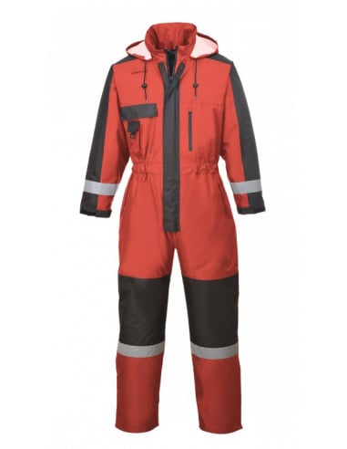 Combinaison étanche hiver doublée à capuche Portwest Homme