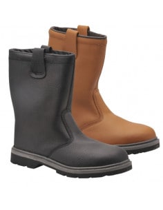 Bottes cuir fourrées S1P CI