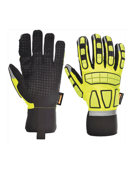 Gants Impact Hiver Multi Fonctions Haute Visibilité Portwest Homme