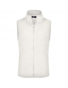 ladies sleeveless fleece