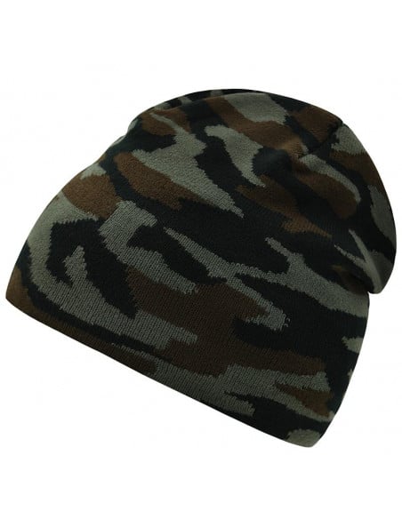 Bonnet camouflage double épaisseur de tricot Homme Myrtle Beach