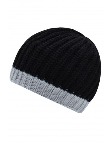 Bonnet en tricot doublé polaire Homme