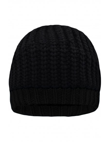 Bonnet en tricot doublé polaire Homme