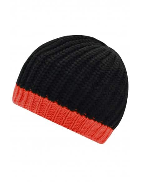 Bonnet en tricot doublé polaire Homme