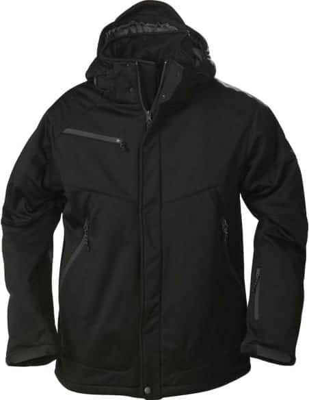 Veste d'Hiver Softshell Doublée avec Capuche Amovible Homme Printer