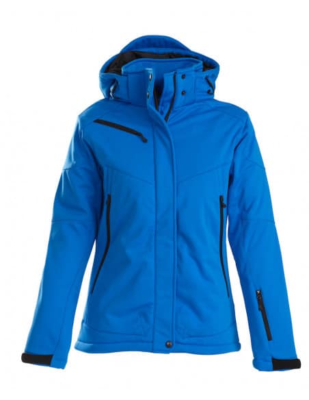 Veste d'Hiver Softshell Doublée avec Capuche Amovible Femme Printer