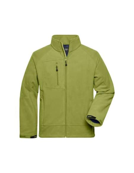 Men's Bonded Fleece Jacket with 3 layers James & Nicholson