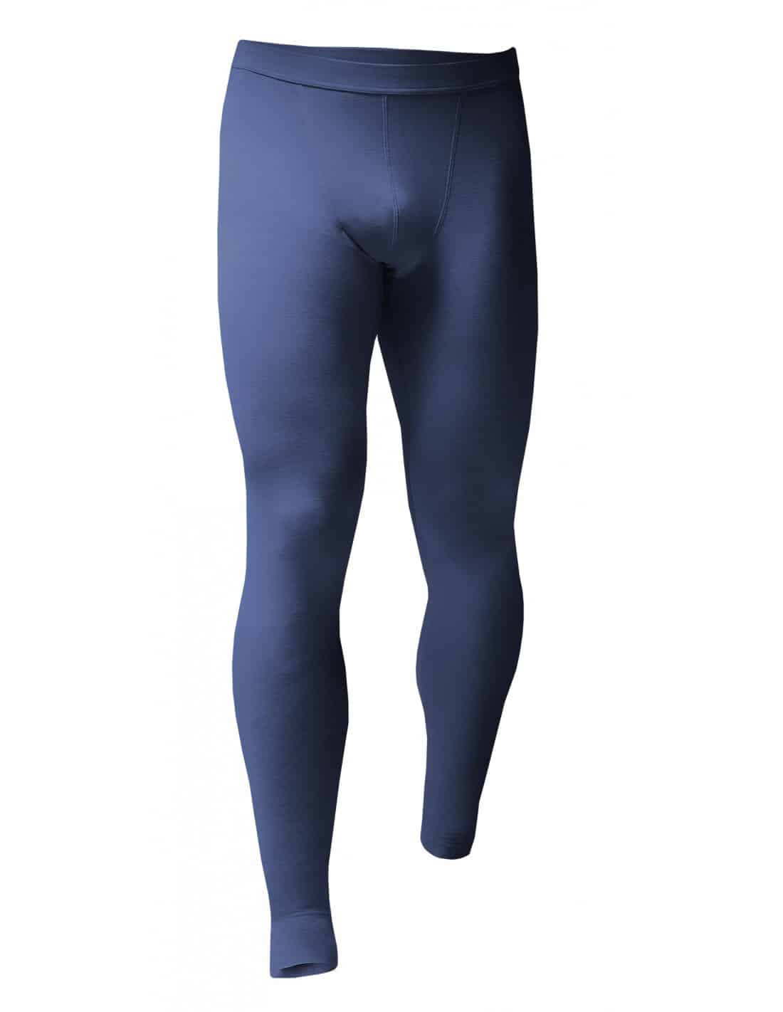 Sous-vêtement thermique 100% coton pour homme, legging fin, serré
