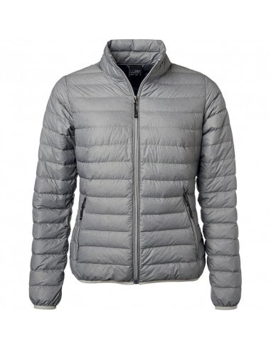 silver packable down jacket