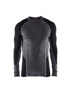 Blaklader Men's Thermal Jersey Round Neck 100% Merino Wool