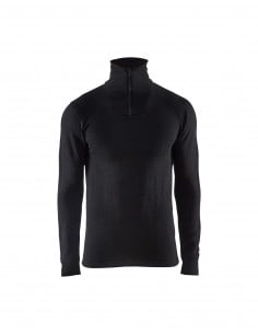 Blaklader Merino Wool Zip Neck Unisex Thermal Jersey