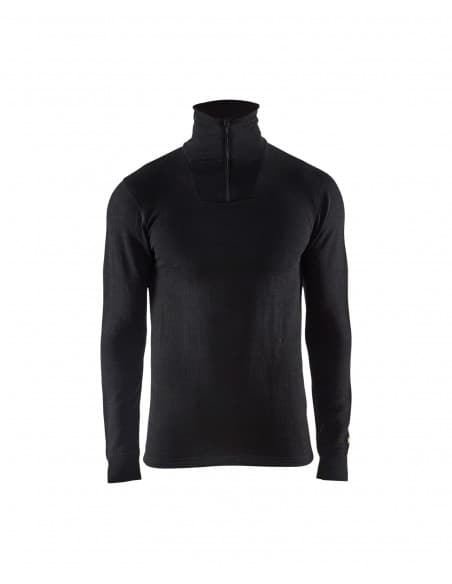 Blaklader Merino Wool Zip Neck Unisex Thermal Jersey