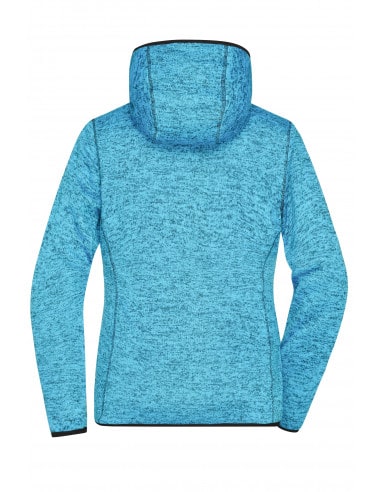 Ladies' Knitted Fleece Hoody James & Nicholson