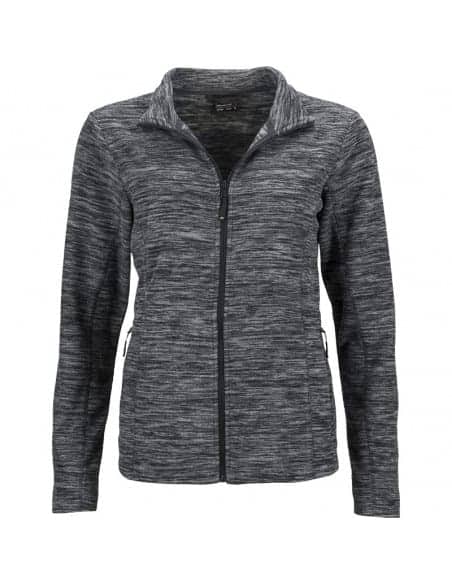 Veste Polaire deuxième couche flammé Femme James & Nicholson, Gris