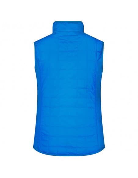 Ladies' Padded Vest in material mix James & Nicholson