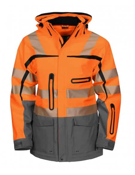 Men's Swedish Parka high visibility all weather Projob