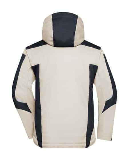 Thermal hooded softshell jacket unisex