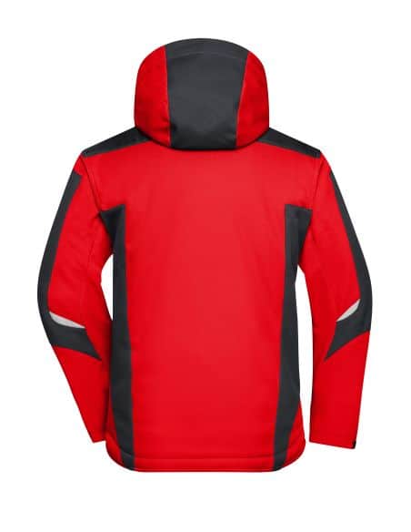 Thermal hooded softshell jacket unisex