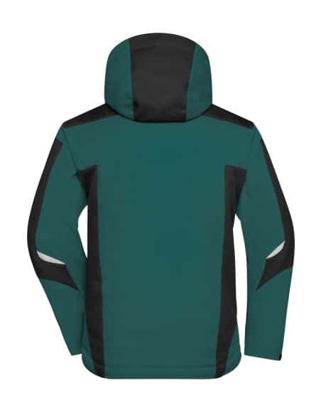 Thermal hooded softshell jacket unisex