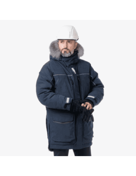 Technoavia Men's Cold Siberian Fox Parka