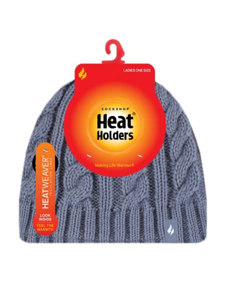 Bonnet torsade pour Femme Heat holders