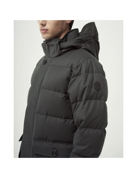 Men's Canadian Extreme Cold Wool & Down Parka Quartz Co