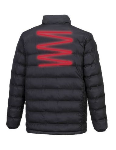 Men's Ultrasonic Lined and Padded Warming Jacket