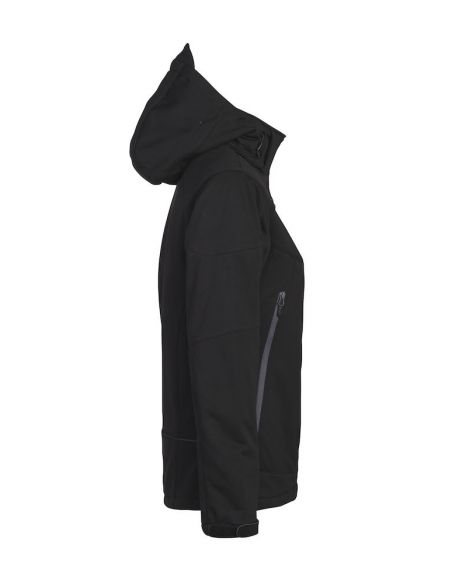 Veste d'Hiver Softshell Doublée avec Capuche Amovible Femme Printer